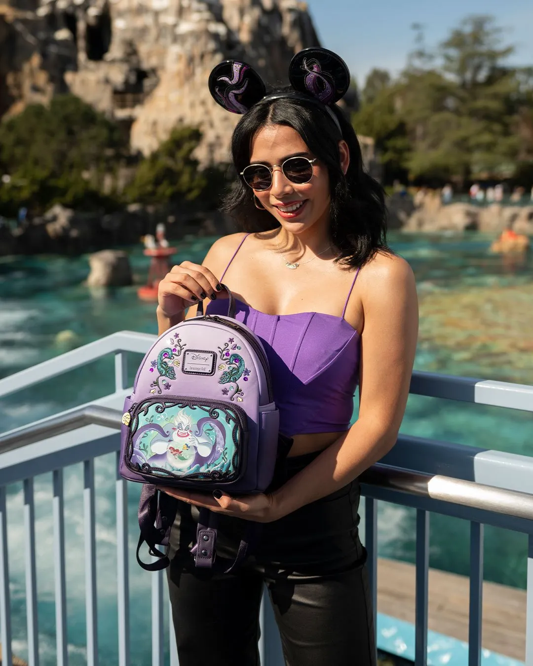 707 Street Exclusive - Loungefly Disney Villains Scene Ursula Mini Backpack