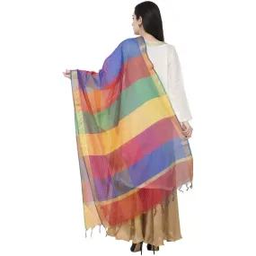 A R Silk Multi Crush Fancy Dupatta Multi Color Dupatta or Chunni