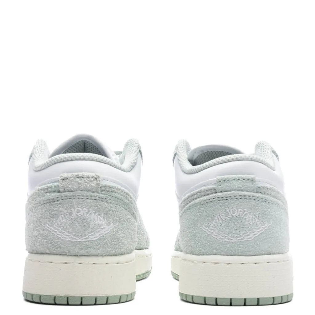 Air Jordan 1 Low SE (GS) - White/Seafoam/Sail