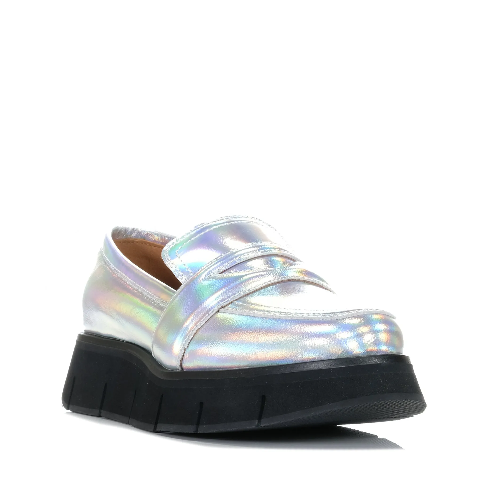 Alfie & Evie Blaine Holographic Silver