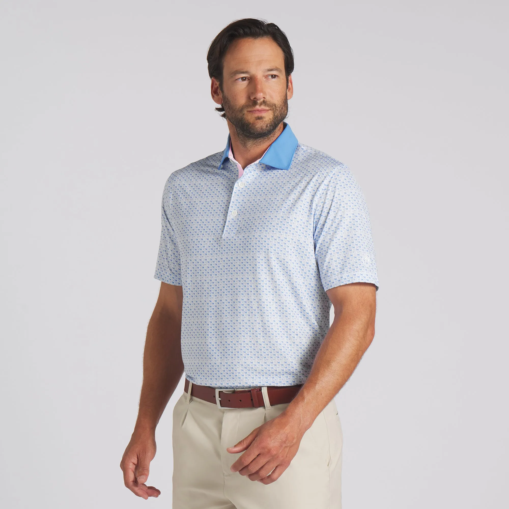 AP MATTR Iced Tea Golf Polo