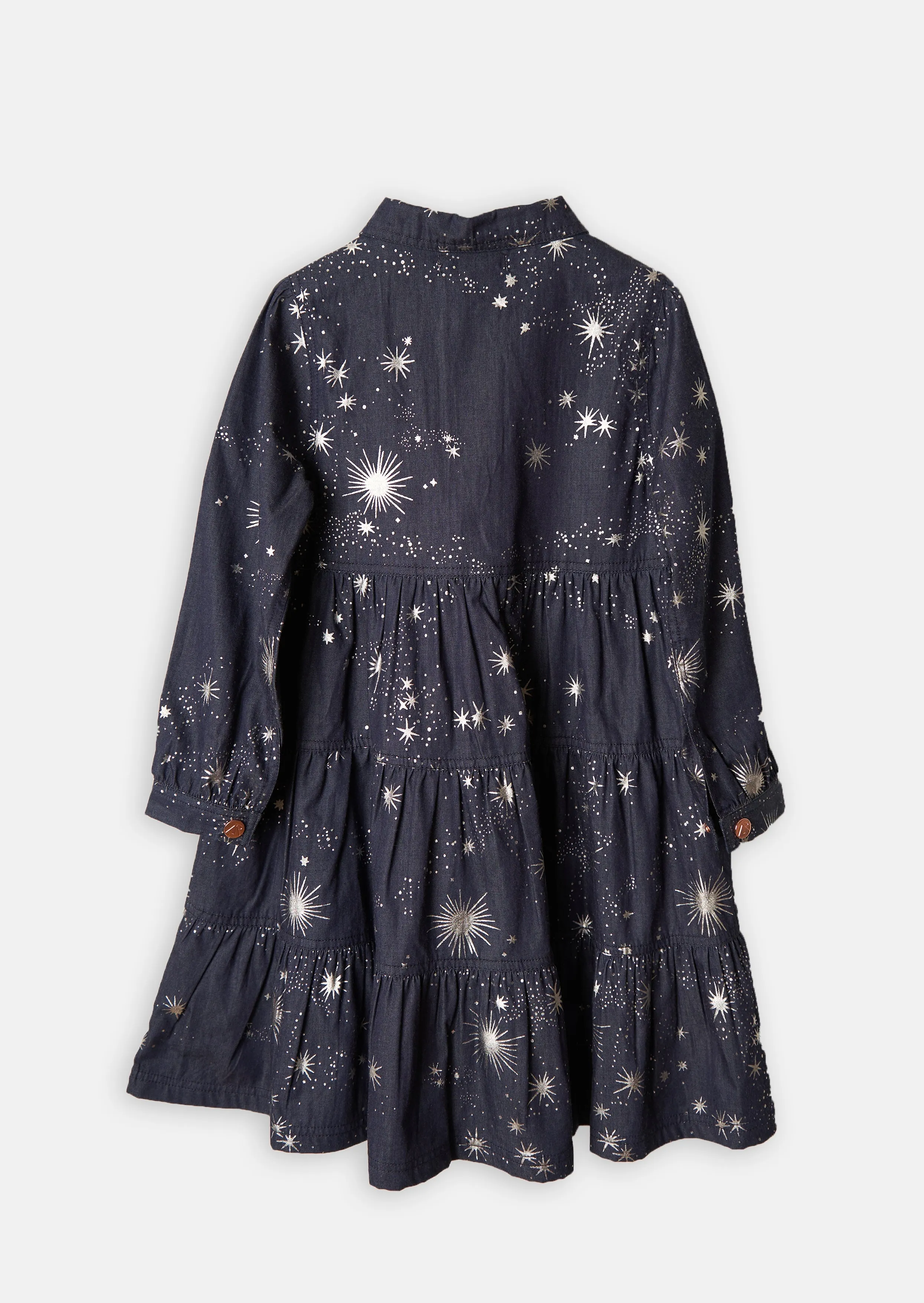 Aria Foil Denim Dress