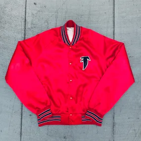 Atlanta Falcons: 1980's Chalk Line Satin Bomber Jacket (M)