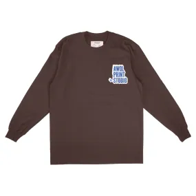 AWOL Print & Studio Lanterns Long Sleeve Tee Brown