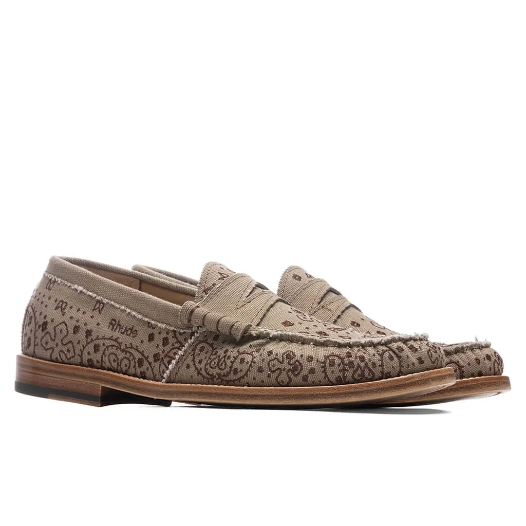 Bandana Loafer - Brown