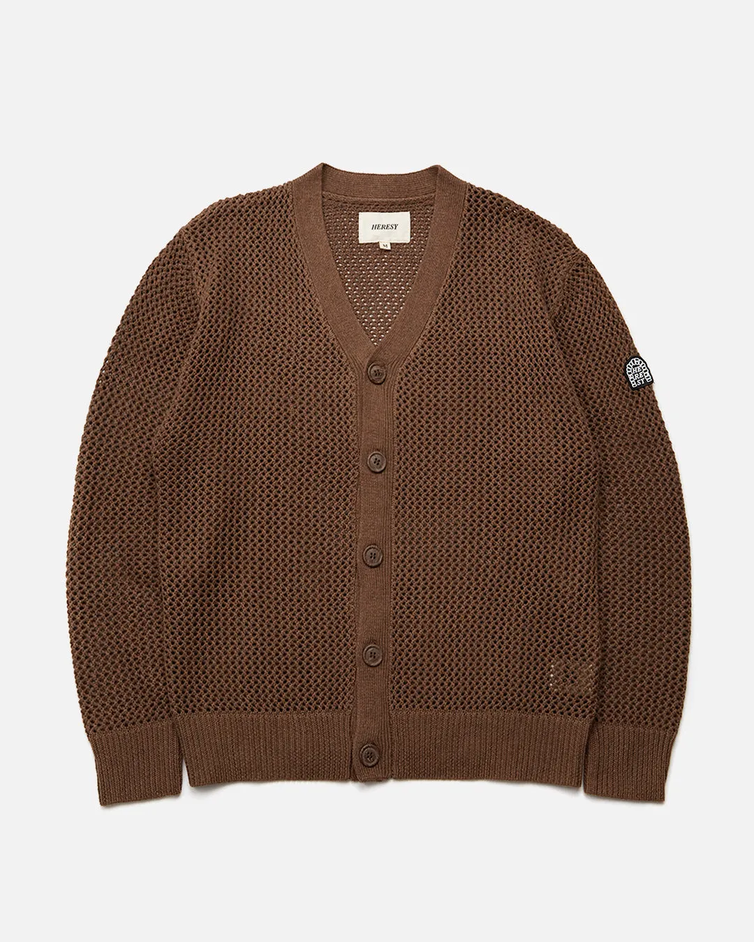 Braid Cardigan - Brown