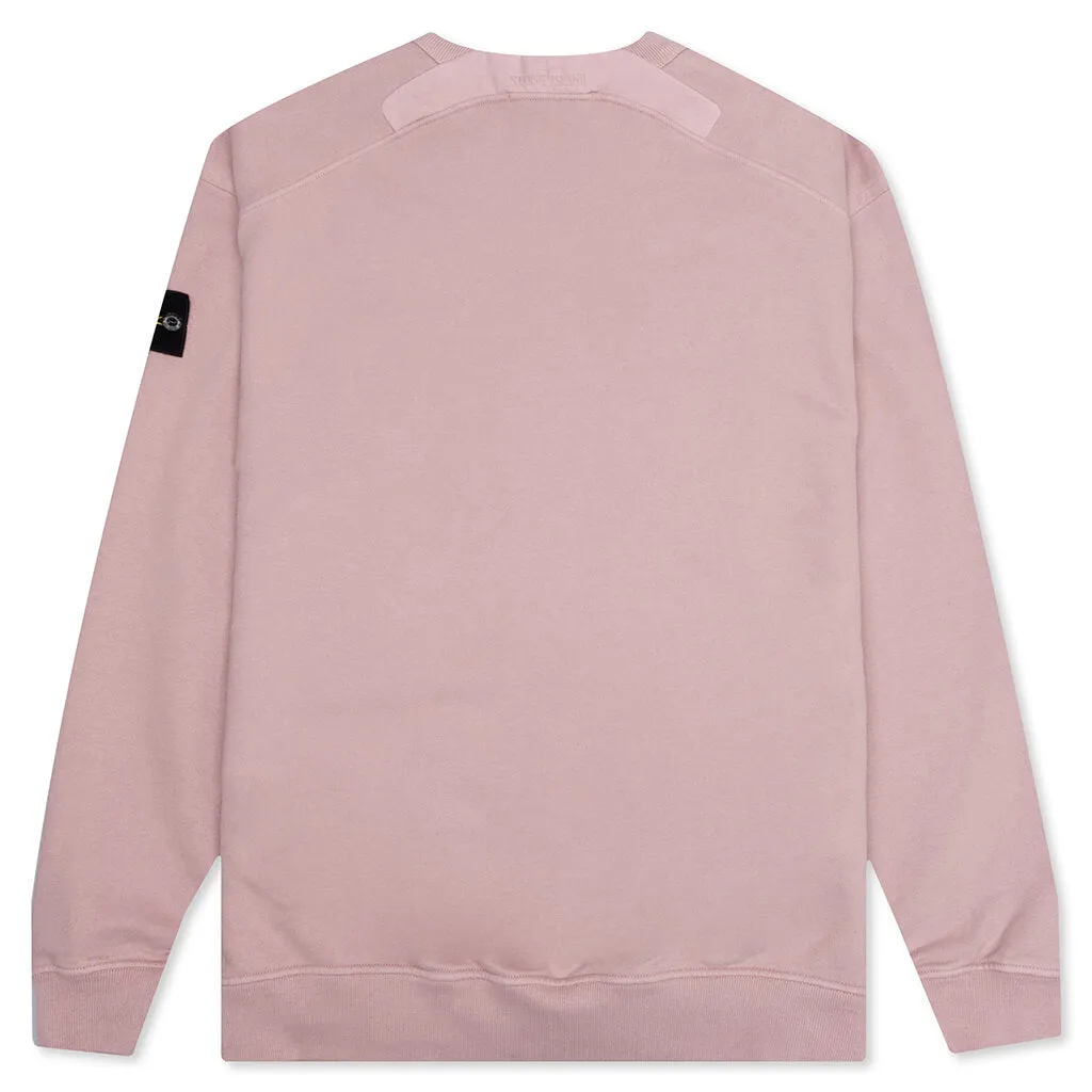 Brushed Crewneck Sweatshirt - Red Onion