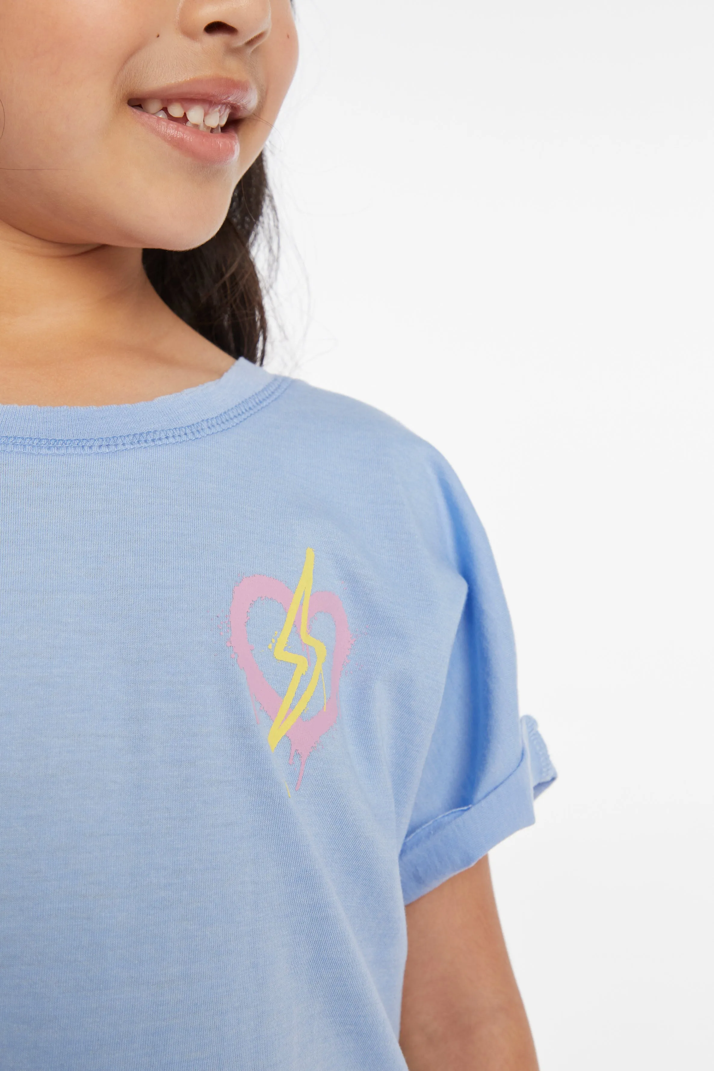 Chaser Bolt Heart Girls Tee