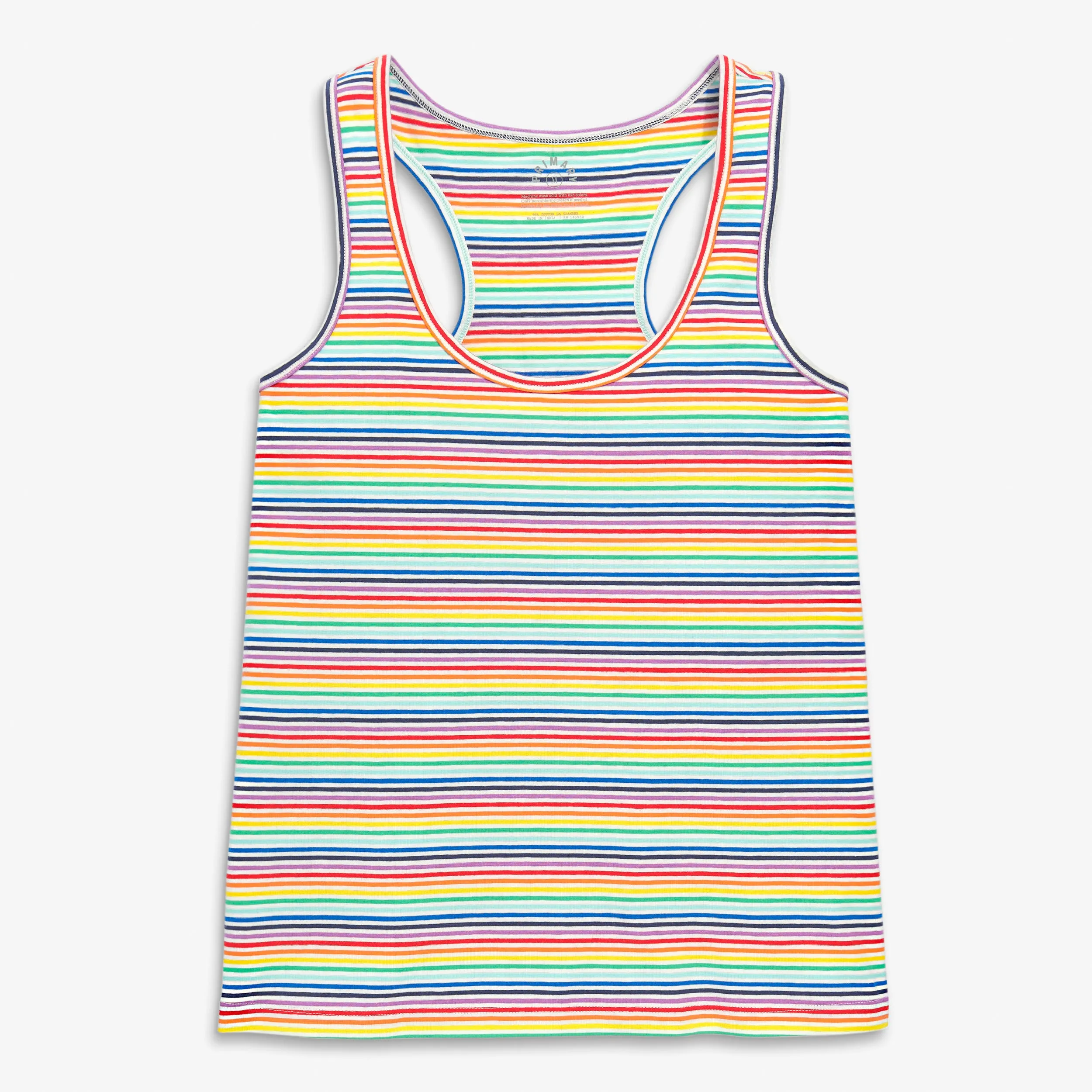 Clearance fit  1 grown-ups lounge tank in rainbow stripe