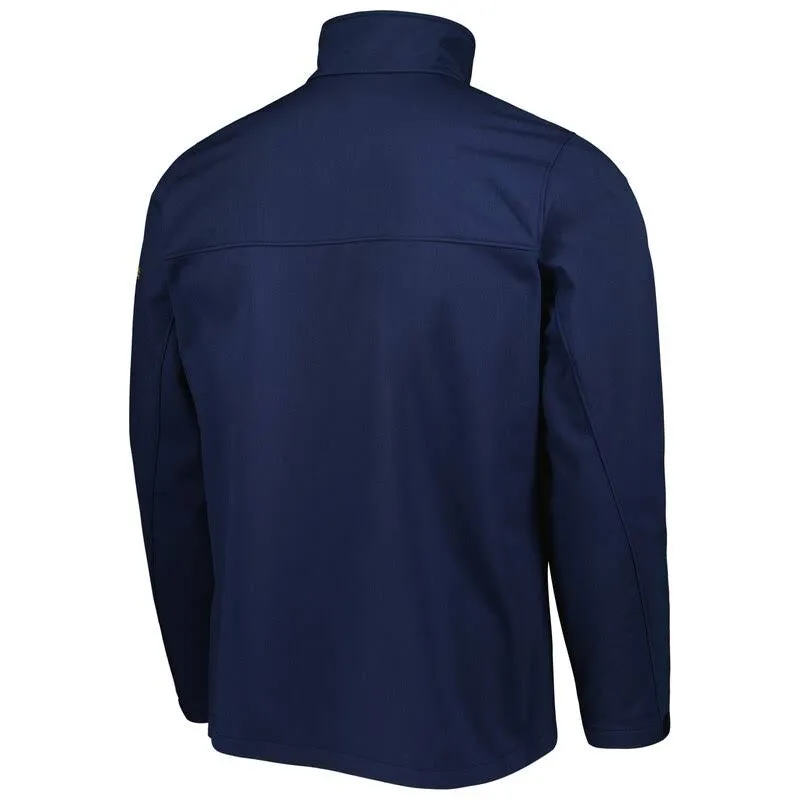 COLUMBIA MEN’S WVU ASCENDER SOFTSHELL JACKET - NAVY