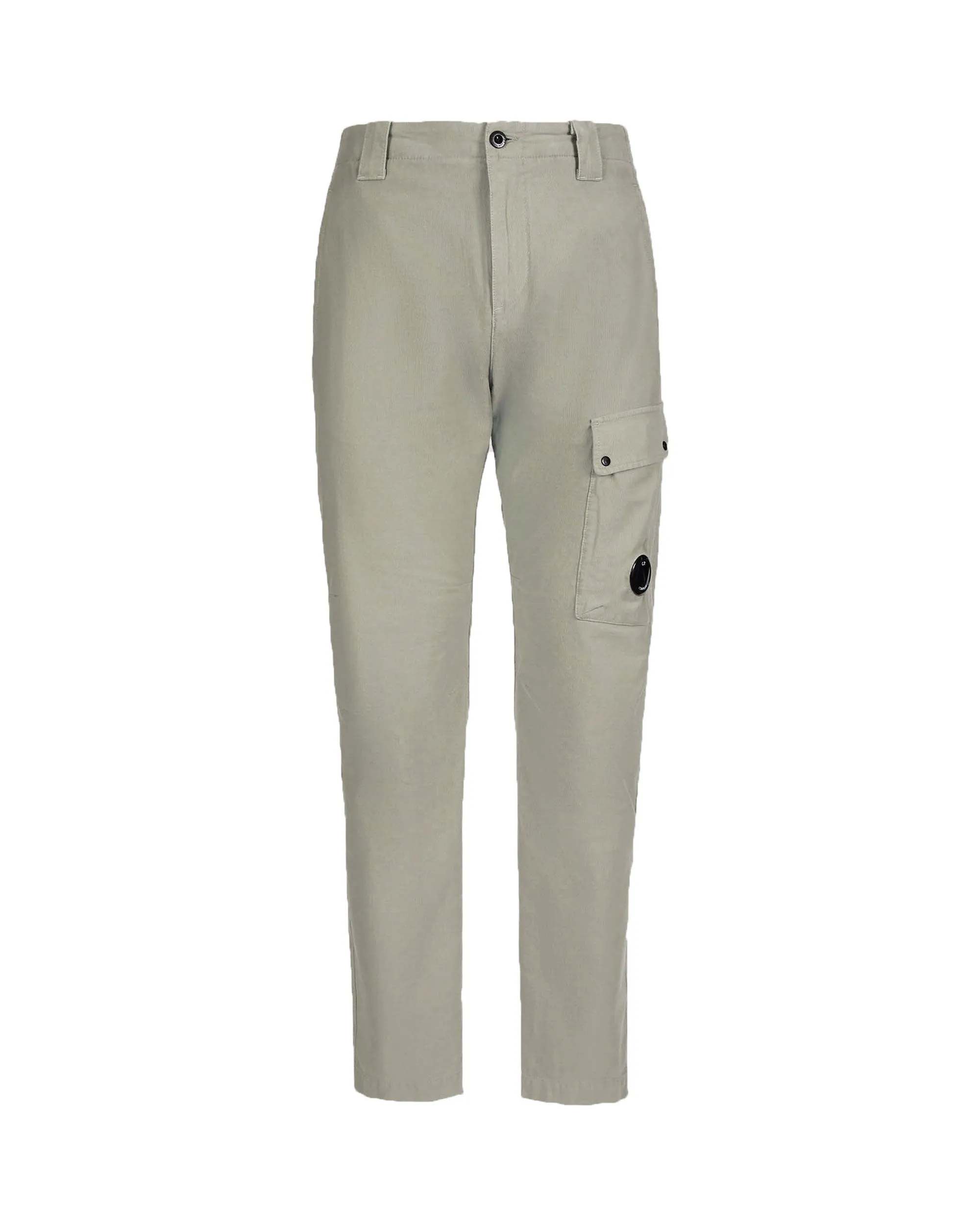 CP Company Ottoman Stretch Sme Ergonimic Cargo Pants Silver Sage