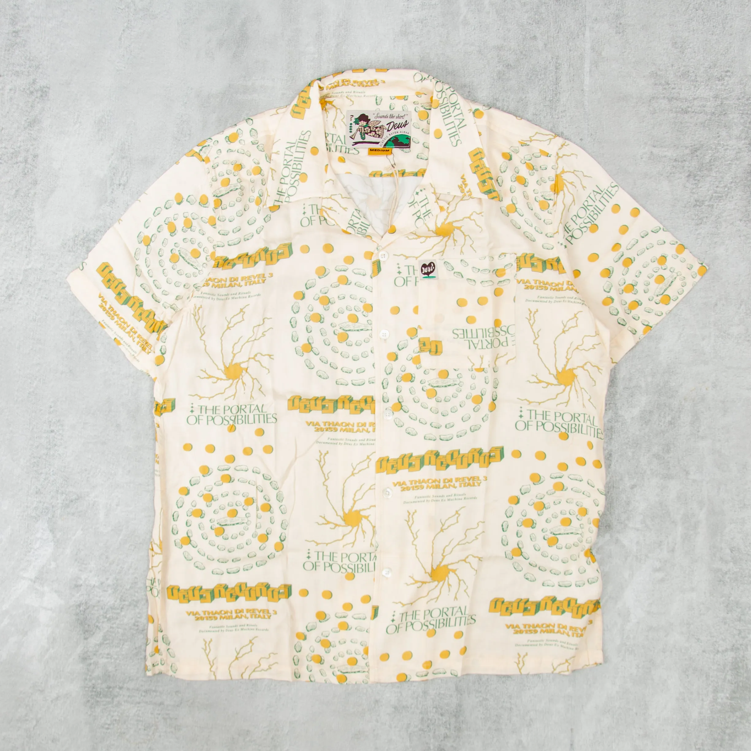 Deus Ex Machina Smithson Shirt - Dirty White