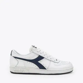 DIADORA SNEAKERS MAGIC BASKET LOW ICONA BIANCO-BLU