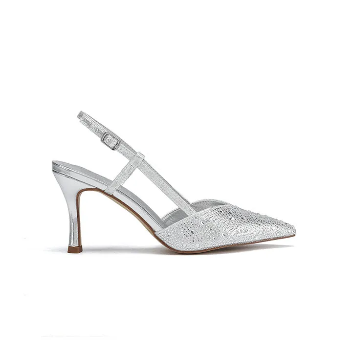 Diamante Detail Pump Heel HL 181