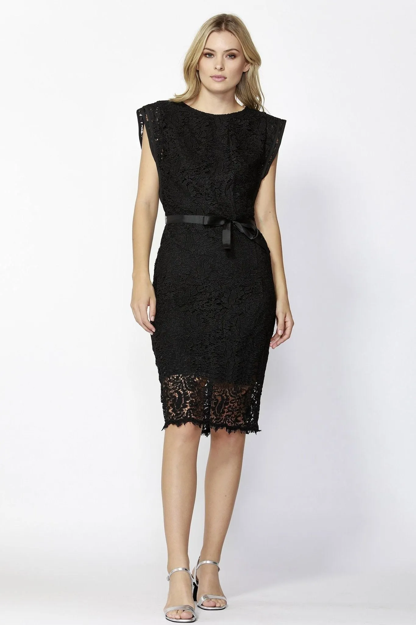 Fate   Becker Isabella Lace Dress in Black