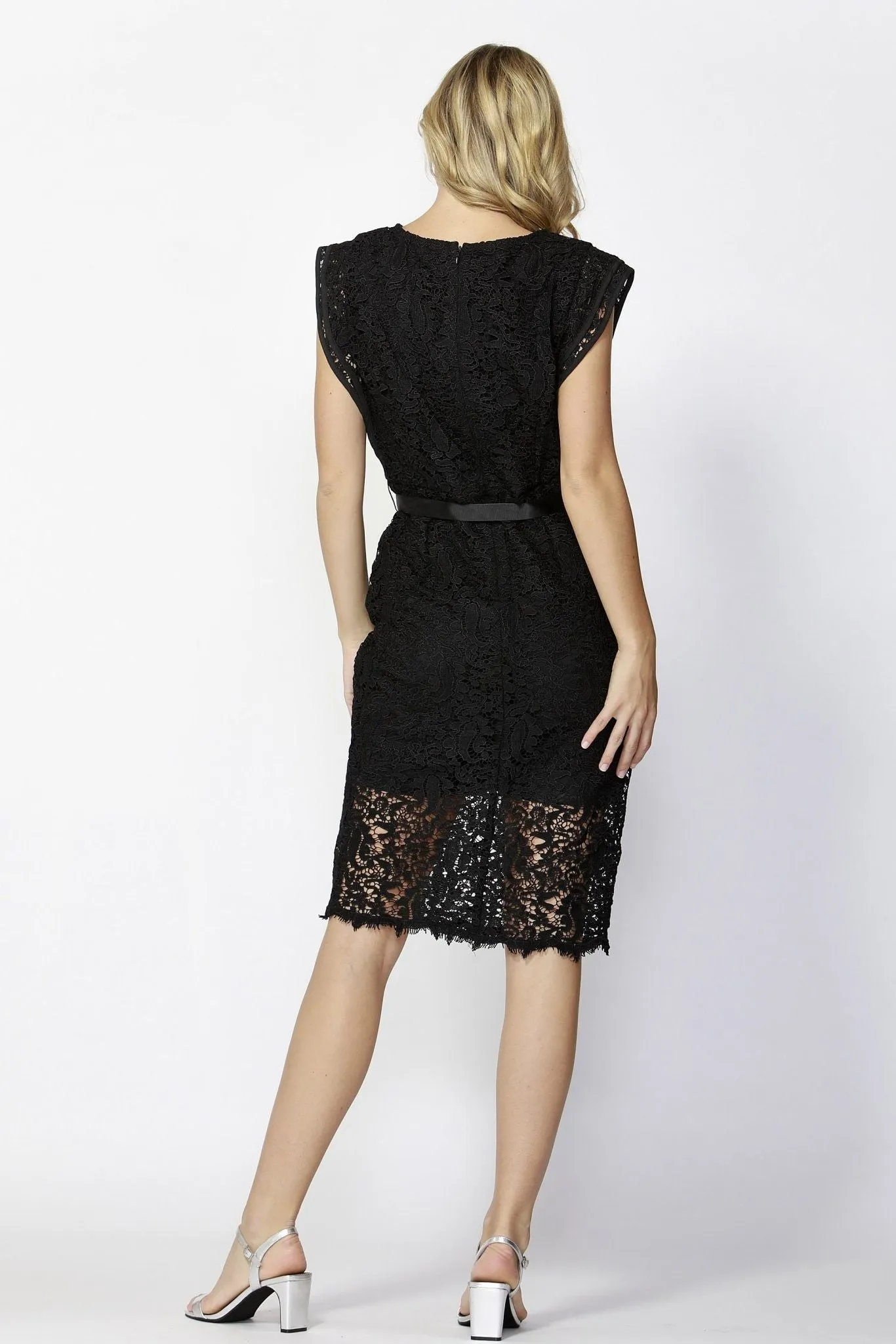 Fate   Becker Isabella Lace Dress in Black