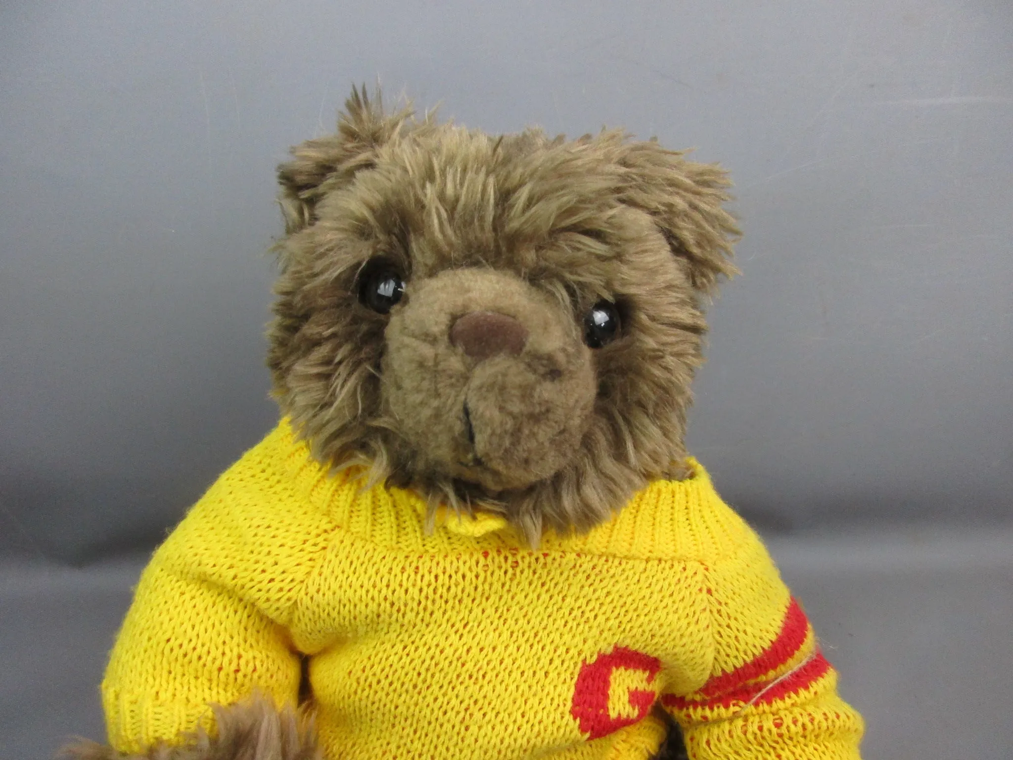 Giorgio Armani Yellow & Red Jumper Beverly Hills Collectors Bear Vintage c1990