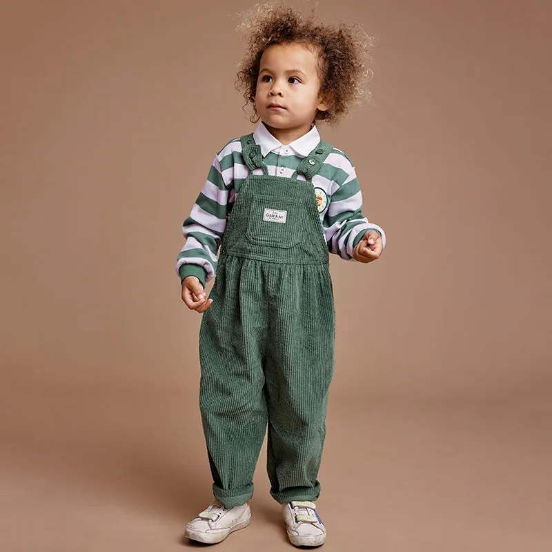 Goldie And Ace Sammy Corduroy Overalls - Alpine