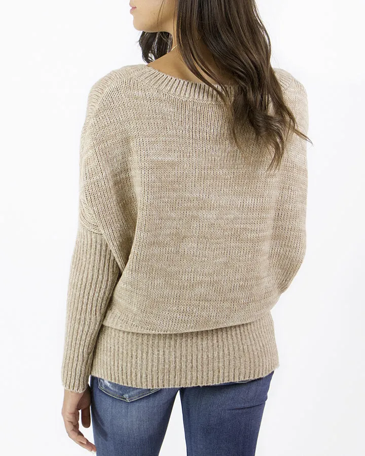 Grace & Lace Flip Sweater (Camel)