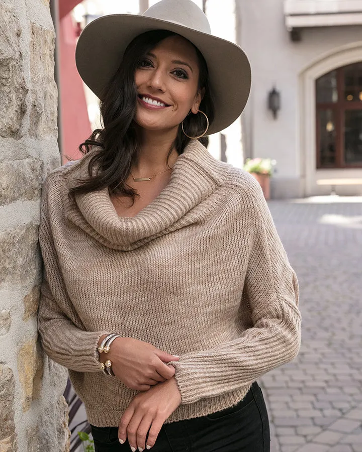 Grace & Lace Flip Sweater (Camel)