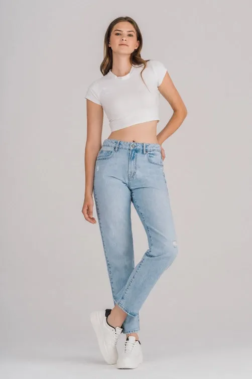 Hidden Jeans Tracey High Rise Straight Jean