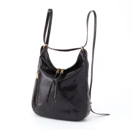 Hobo Merrin Convertible Shoulder Backpack Bag in Black