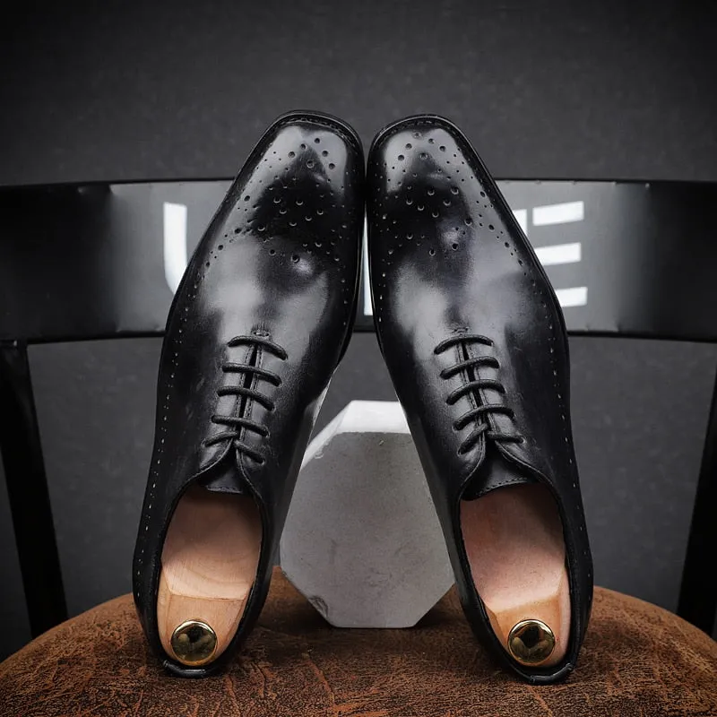 Italian Designer Vintage Men's Leather Shoes