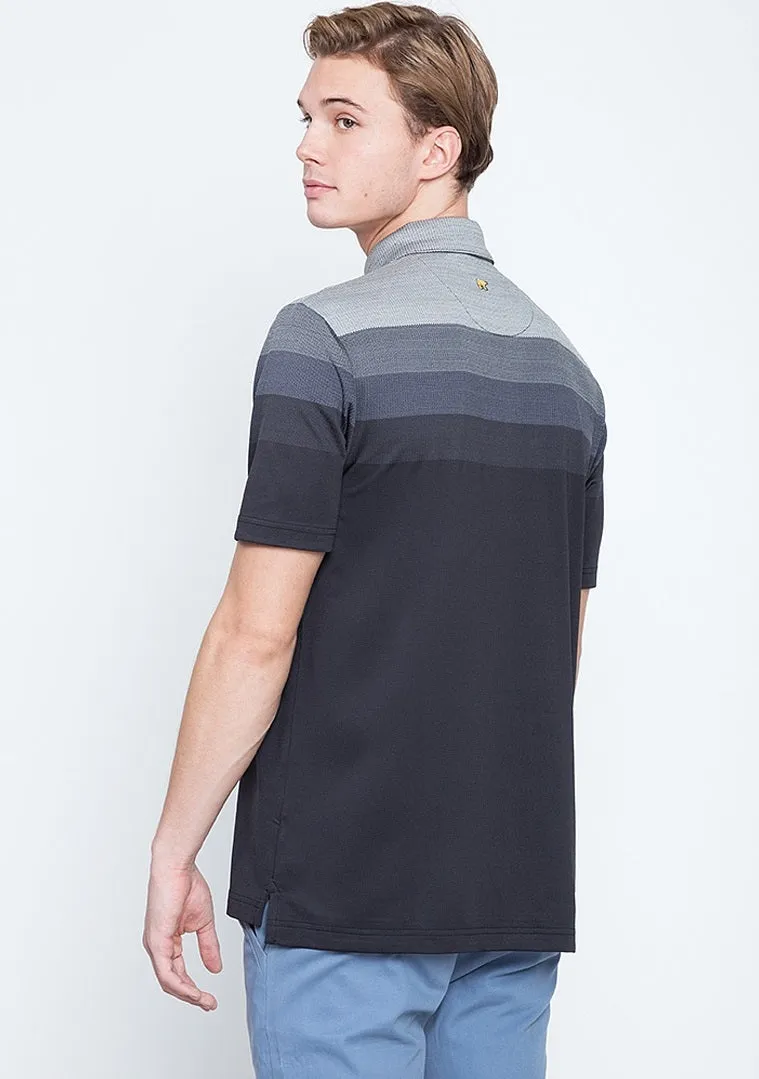 Jack Nicklaus Black Label by Perry Ellis Engineered Jacquard Polo Shirts