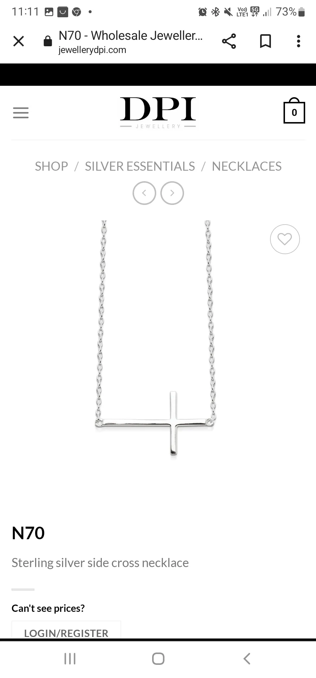 Karavi Cross Necklace