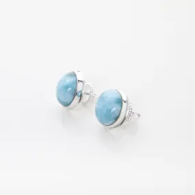 Larimar Stud Earrings Sienna