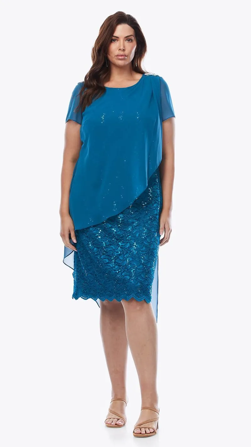 Layla Jones Lace Dress (Sapphire or Midnight)