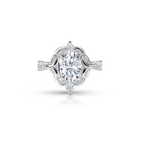 LUNA MOISSANITE RING