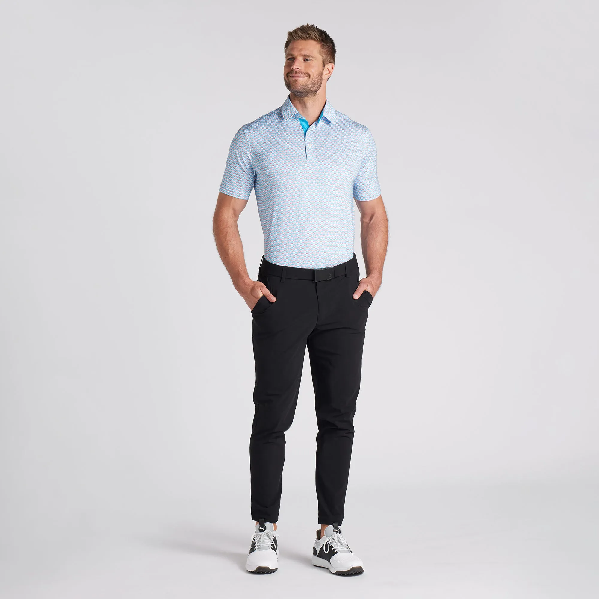 MATTR Palm Deco Golf Polo