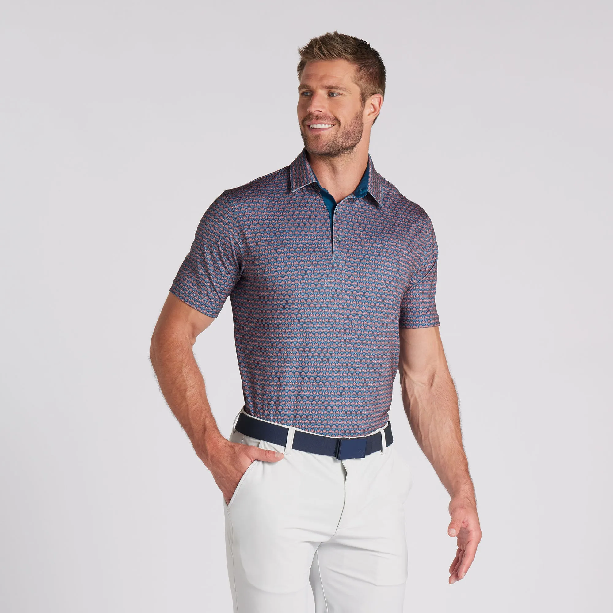 MATTR Palm Deco Golf Polo