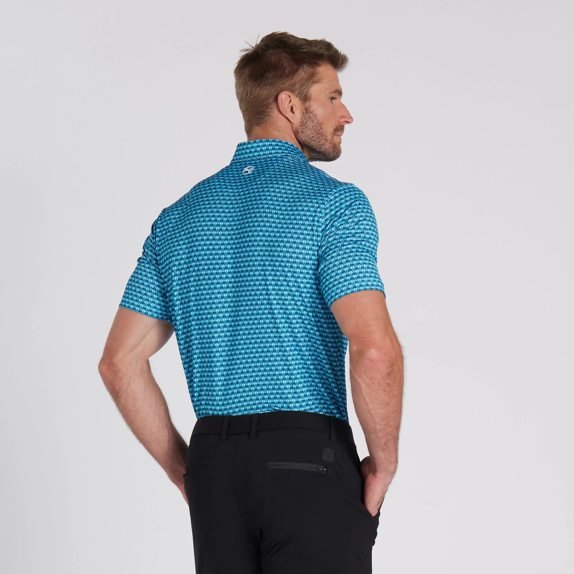 MATTR Palm Deco Golf Polo