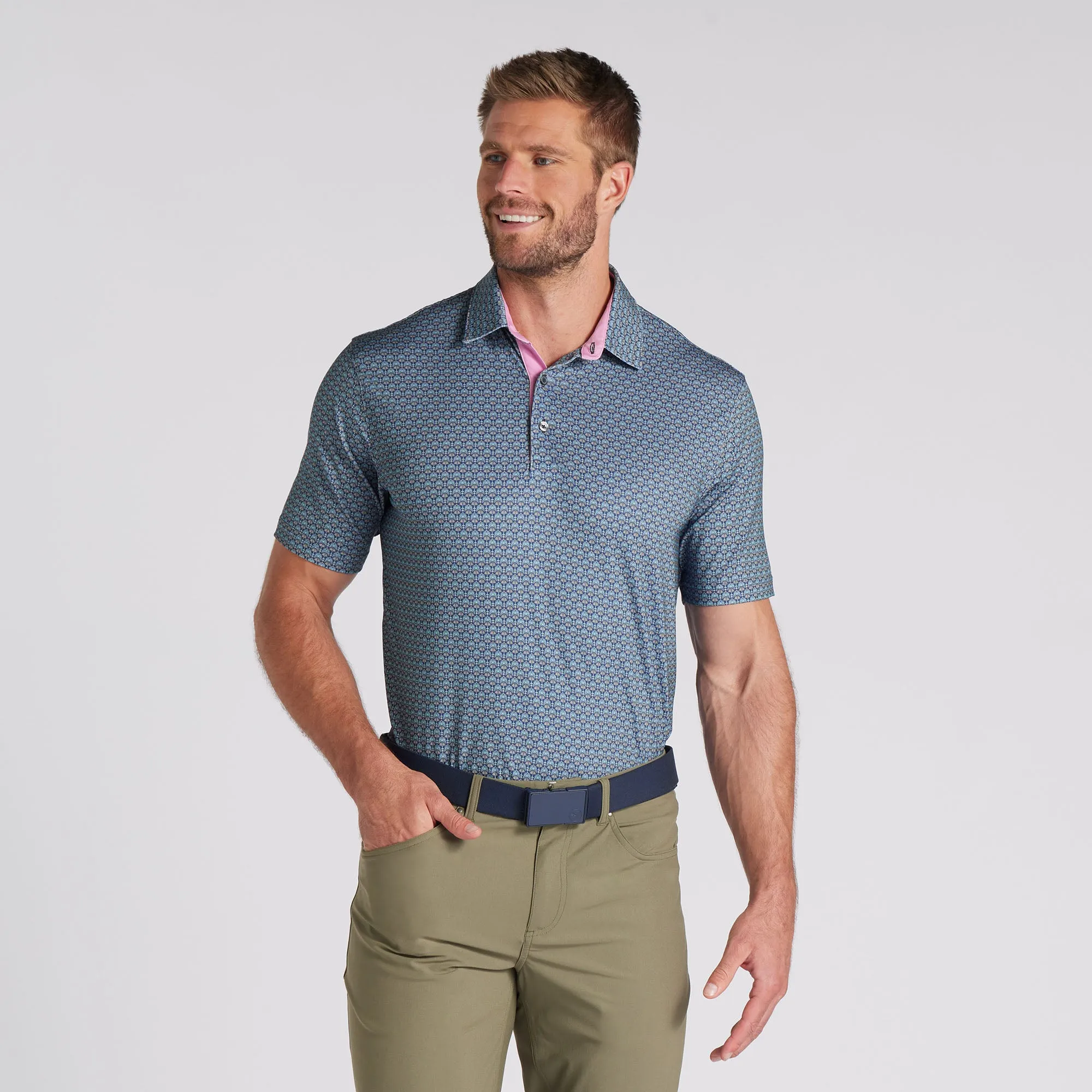 MATTR Palm Deco Golf Polo