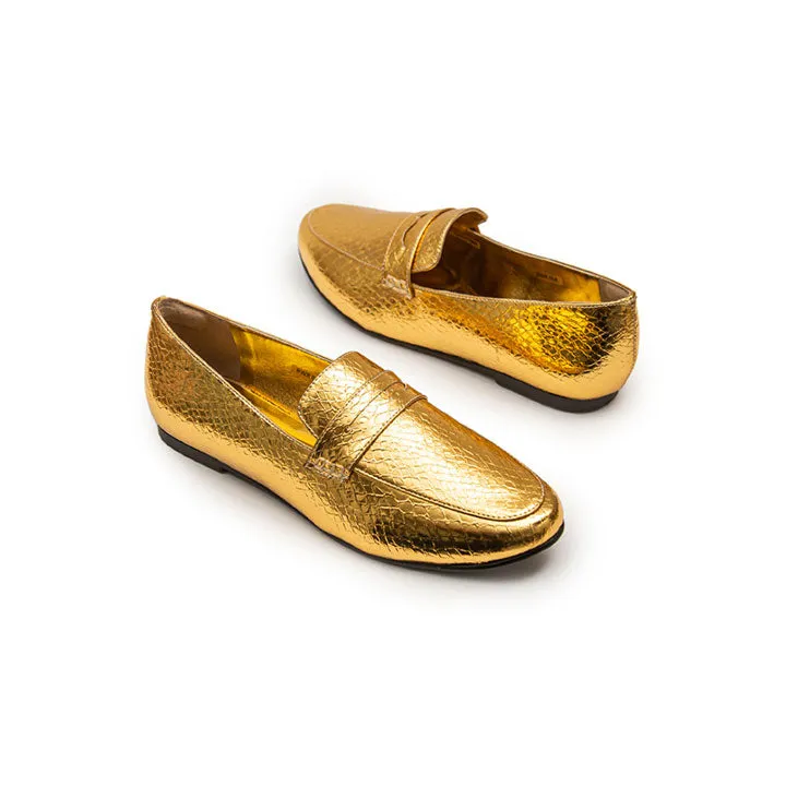 Metallic Flat Moccasin BWR 058