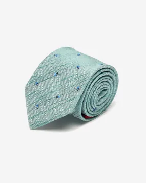 Mint Rose Silk Tie