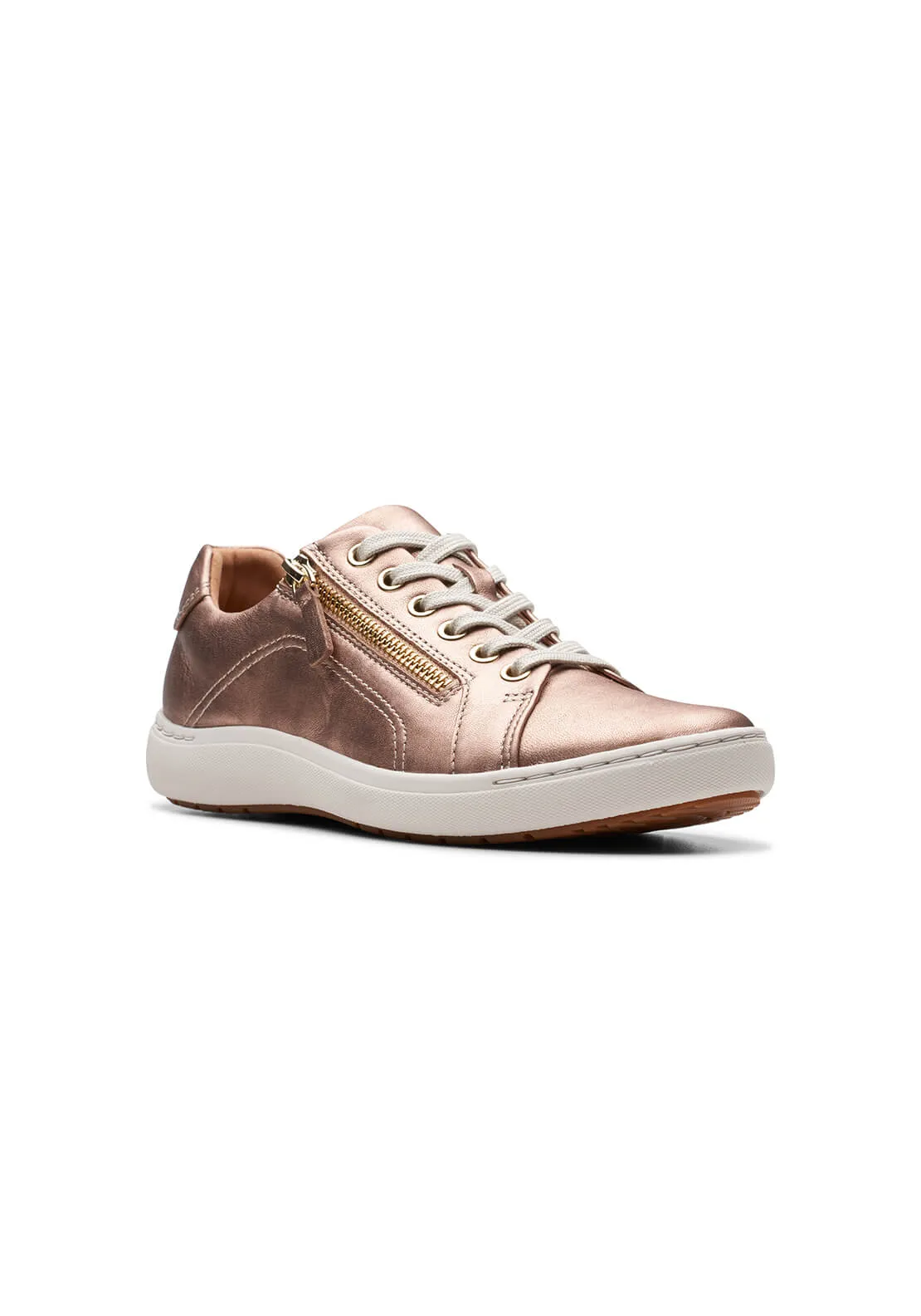 Nalle Lace Zip Trainer - Rose Gold