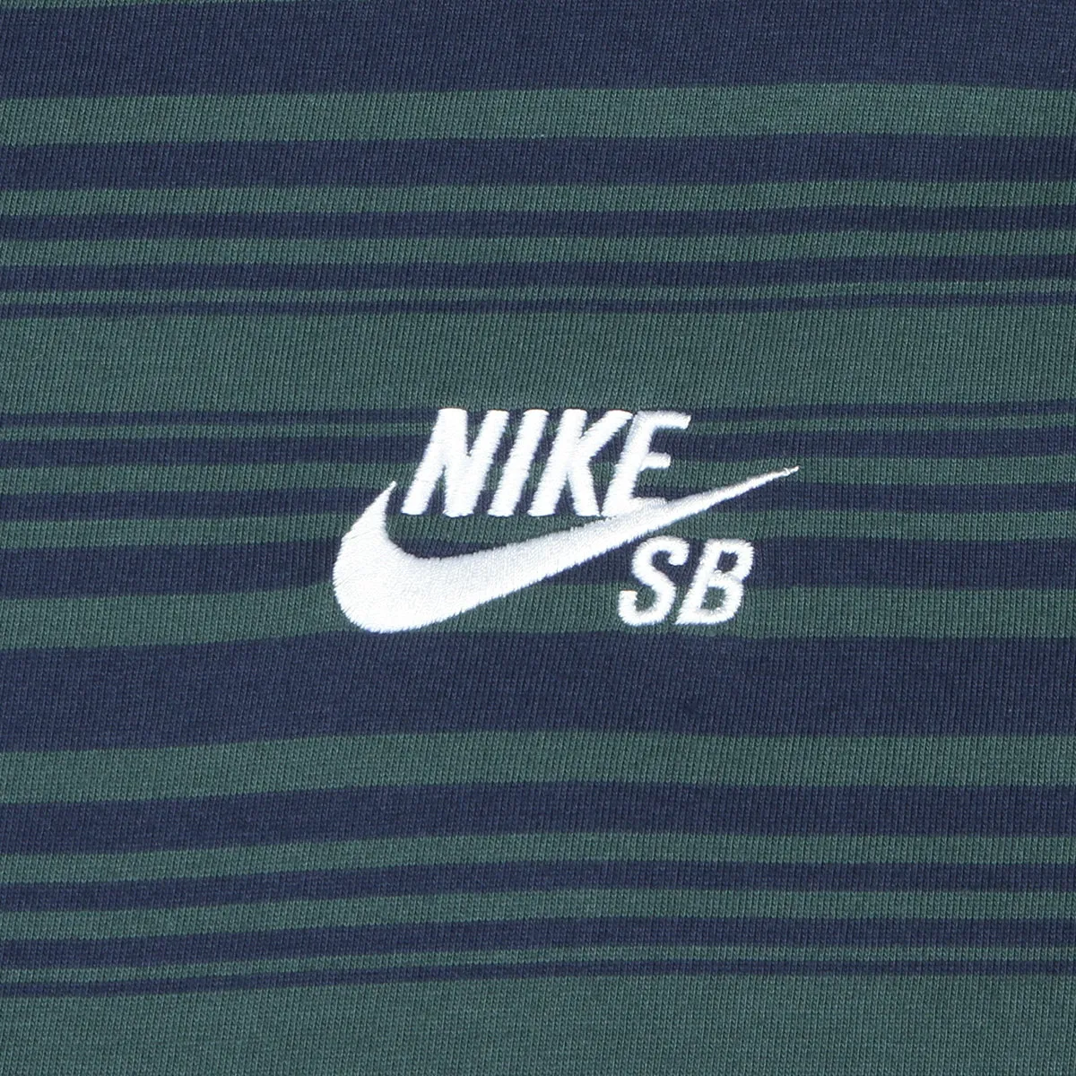 Nike SB Long-sleeve Striped T-Shirt Midnight Navy/Deep Jungle