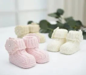 Nipperland Babyschuhe Gestrickt 2181N 0-6 M.