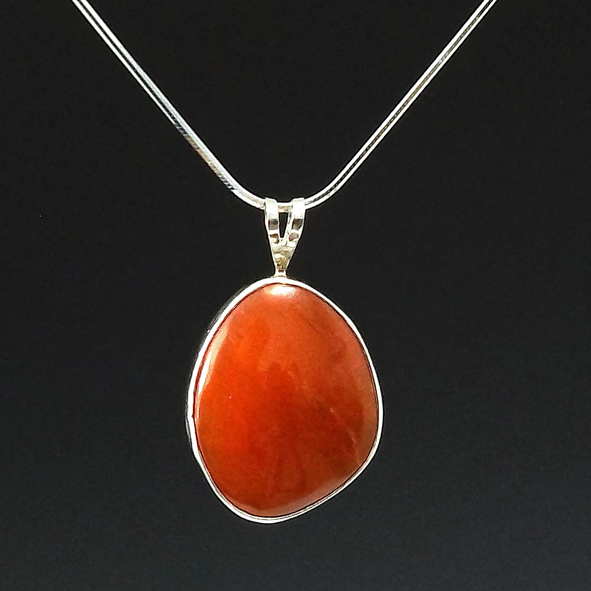 North Carolina Carnelian Pendant Necklace