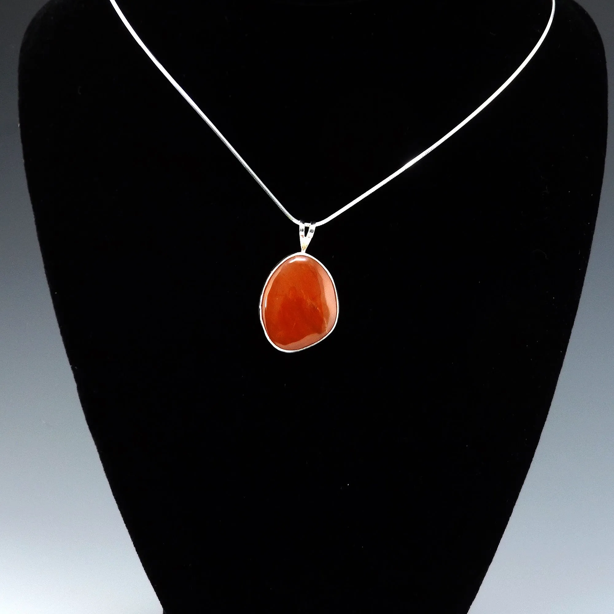 North Carolina Carnelian Pendant Necklace