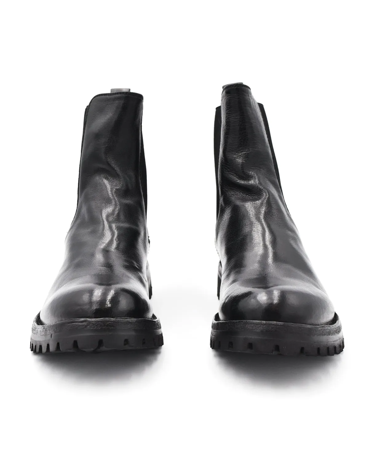 Officine Creative Loraine Black Lug Sole Chelsea Boot