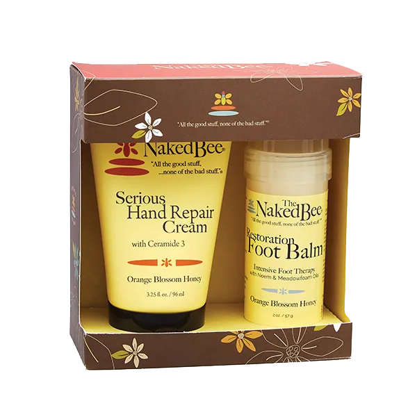 Orange Blossom Honey Hands & Feet Gift Set by Naked Bee