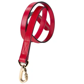 Peacock Dog Leash in Ferrari Red