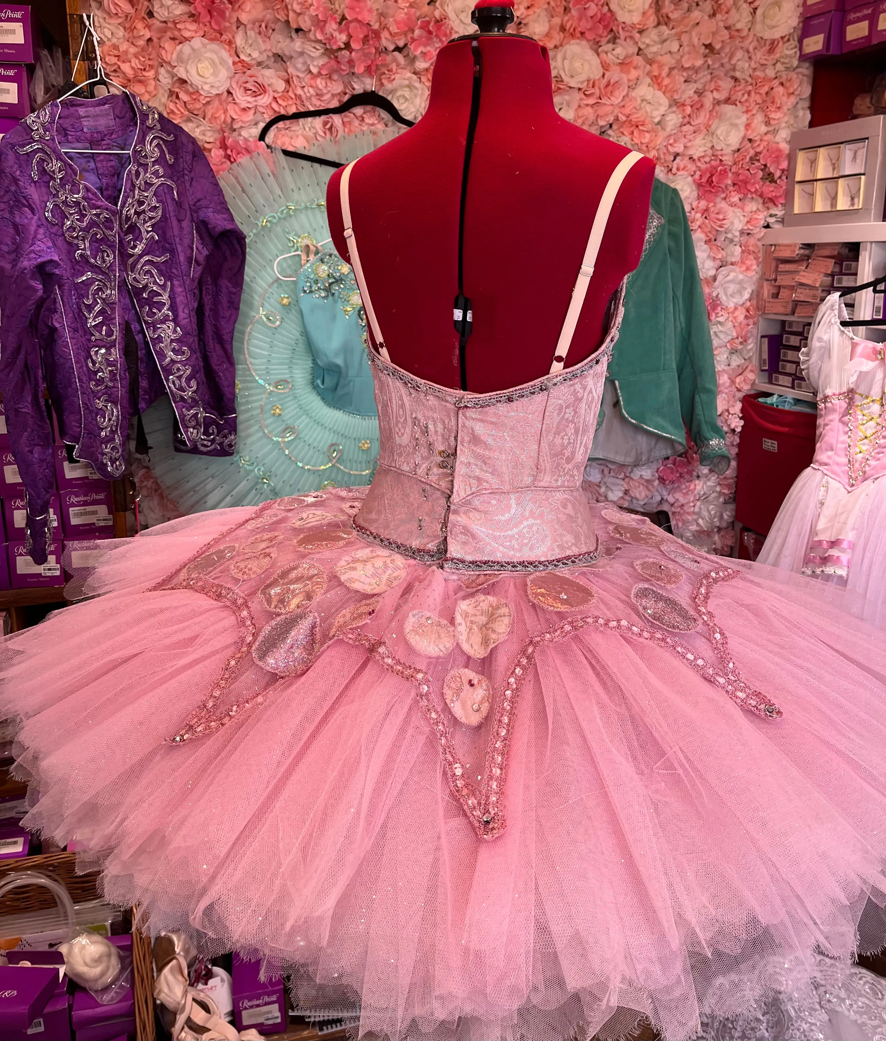 Pink and silver Sugar Plum tutu - hire only