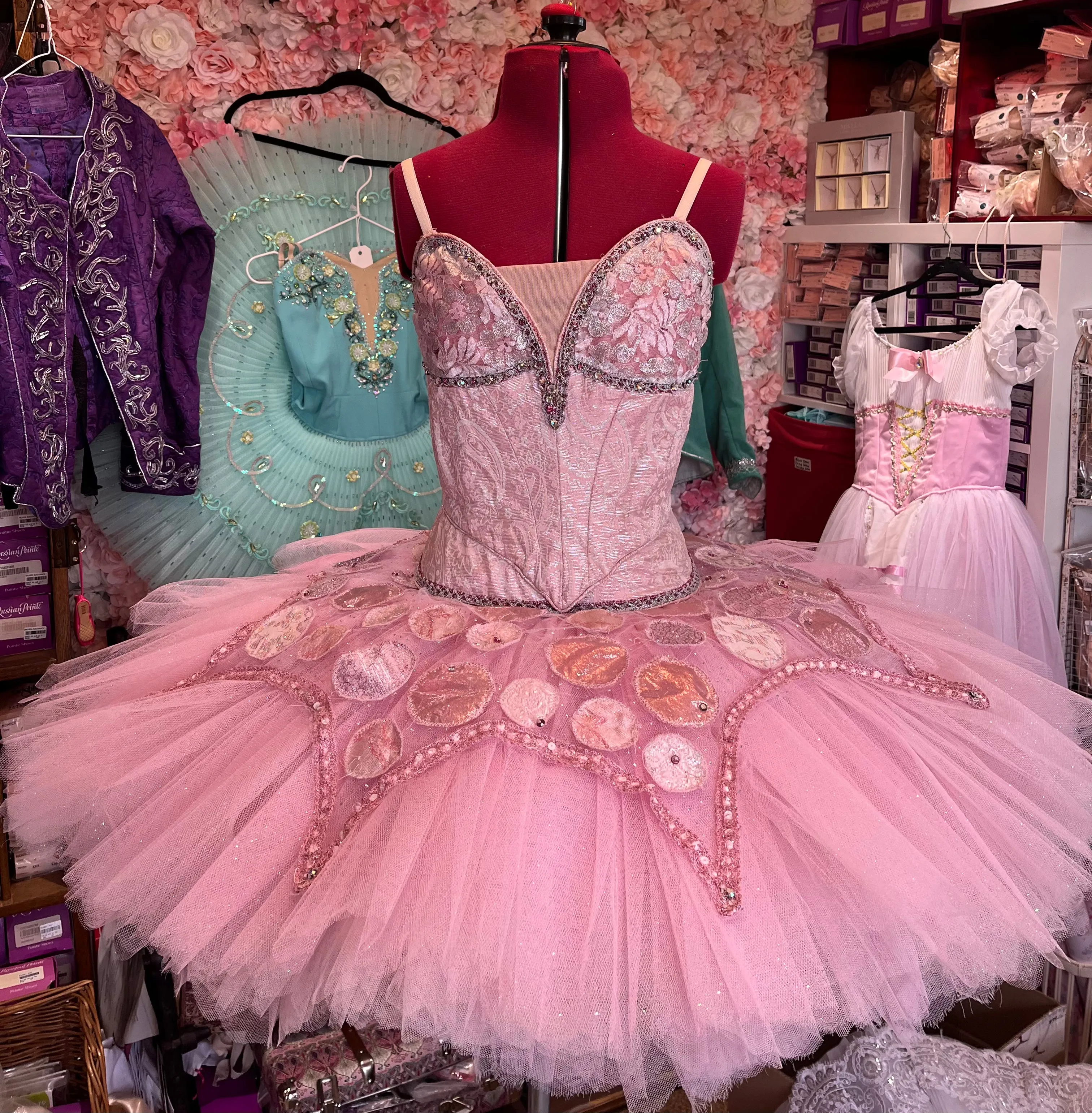 Pink and silver Sugar Plum tutu - hire only