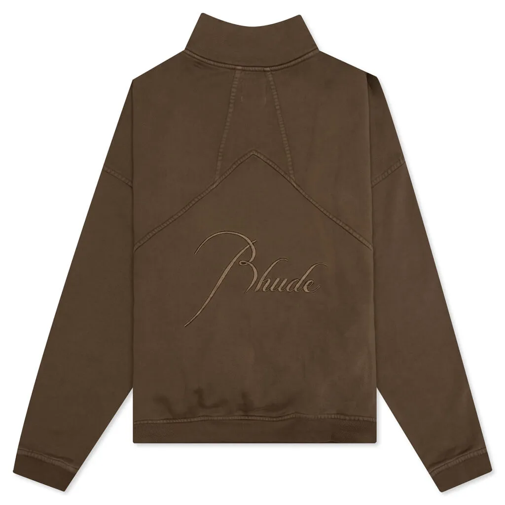 Quarter Zip - Brown