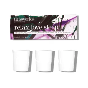 Relax Love Sleep Candle Trio - 613g